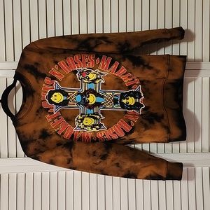 Markey Smiley x Guns & Roses sweatshirt SIze XS